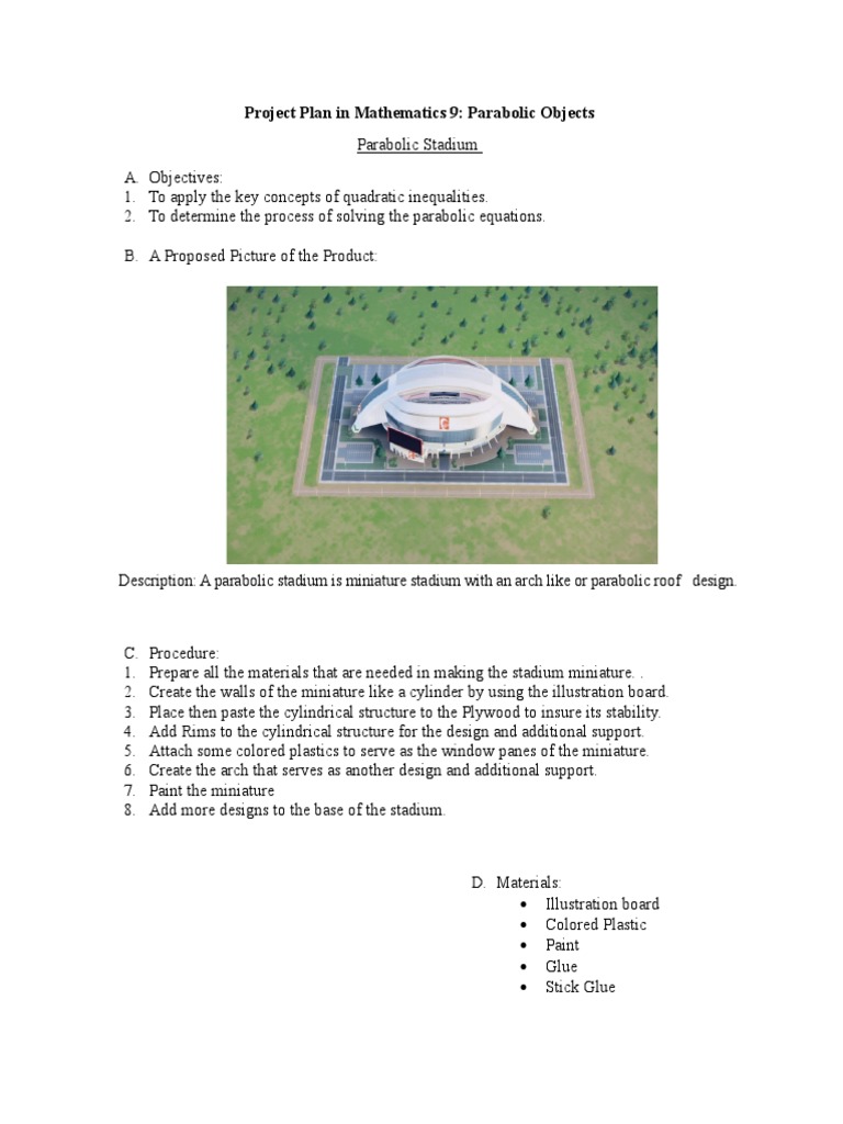Project Plan in Mathematics 9 | PDF | Teaching Mathematics | Nature