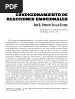Condicionamiento de Reacciones Emocionales