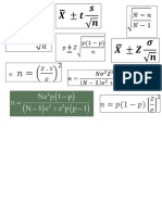 Formulas Intervalos