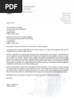 EPISD Bathroom Bill Opposition Letter