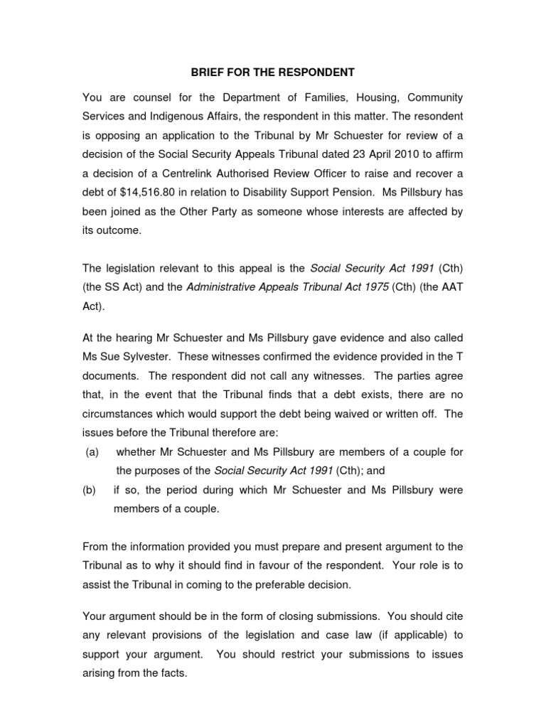 Respondent Brief#1 | PDF