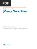 WSU - Jquery Reference Card