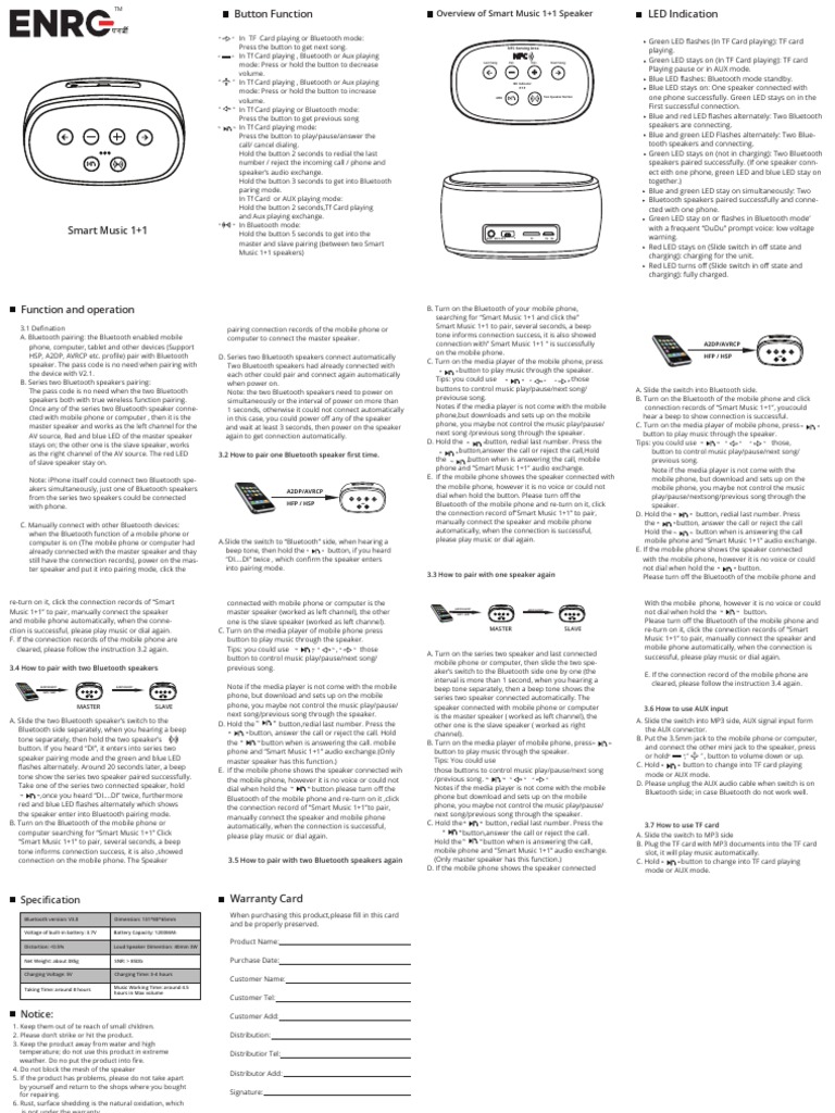 1 1-Manual | PDF | Telephone | Bluetooth