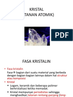 KRISTAL Tatanan Atomik