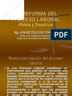 Reforma Procesal Laboral DR Toledo