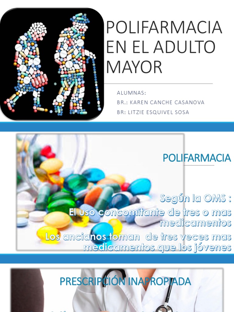 Polifarmacia en El Adulto Mayor Real | PDF