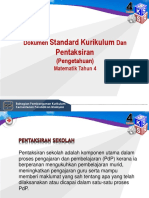 DSKP Matematik Tahun 4 (Pengetahuan)