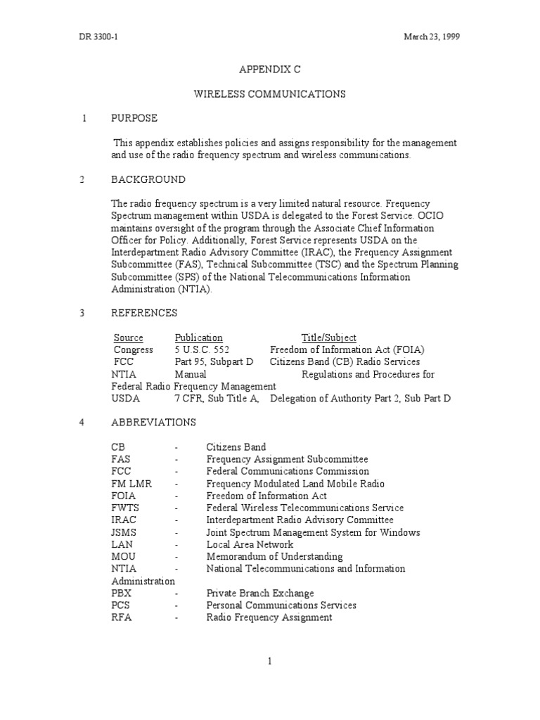 Wireless Communication | PDF | National Telecommunications And ...