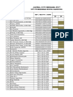 Jadwal Cuti Upt PKM Riung Bandung & Cempaka Arum