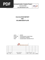 Column Base Plate (Fixed Type)