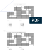 Cross Number Puzzle