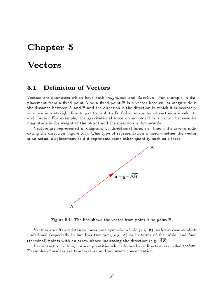 Vectors in Mathematics: A Comprehensive Guide | PDF | Euclidean Vector ...