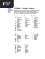 Linking Words PDF