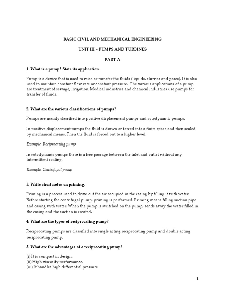 Engineering Students' Guide | PDF | Turbine | Pump