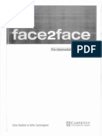 243638152 Face 2 Face Pre Intermediate Students Book Cambridge Ch Redston Gillie Canningham PDF PDF