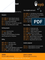 Eclipse Cheatsheet PDF