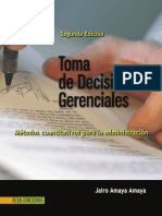 Toma de Decisiones Gerenciales 2da Amaya