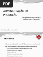 Aula 1 - Introducao a Administracao Da Producao e Operacoes