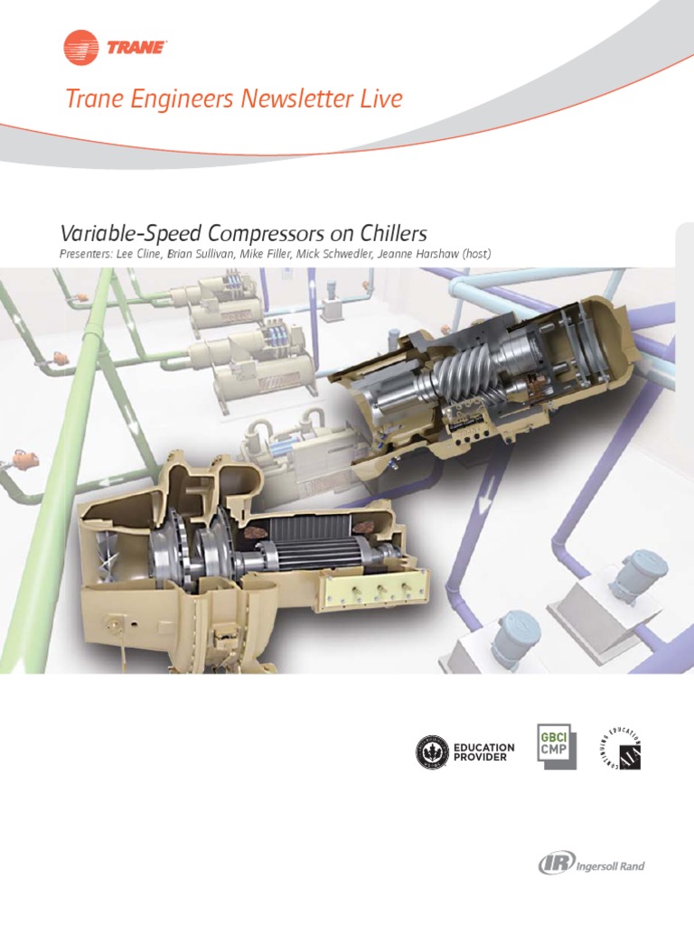 Variable Speed Compressors On Chillers | PDF | Gas Compressor | Temperature