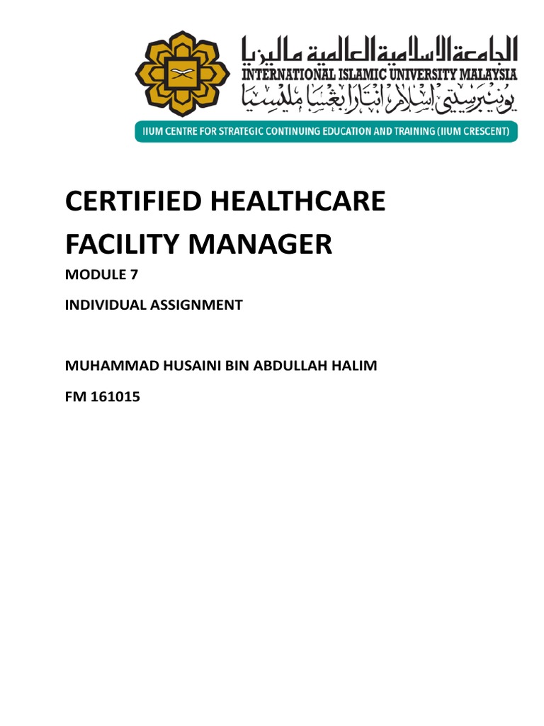 Assignment Module 7 - Cls | PDF | Kesehatan Holistik
