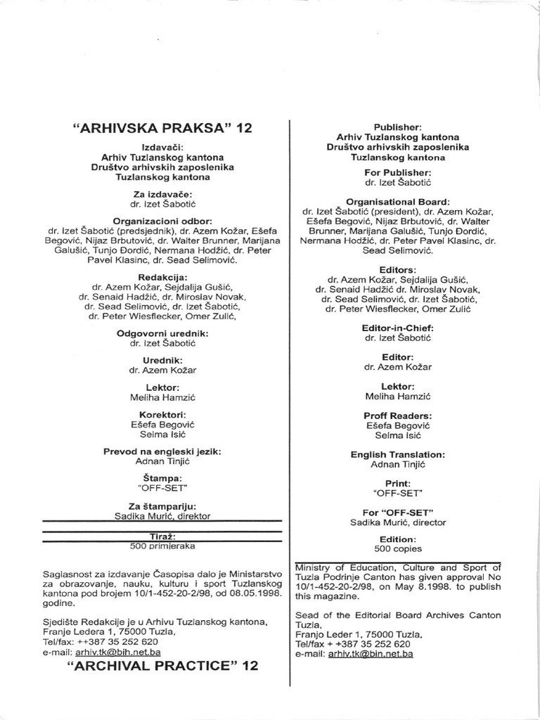 Obrazac za pisanje biografije