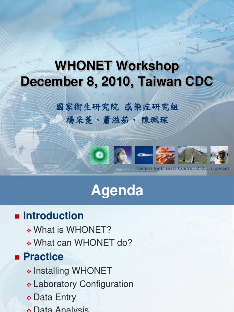 WHONET Software Training Workshop | PDF | Infection Control ...