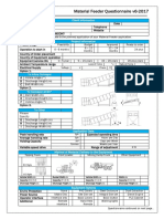 Material Feeder Questionnaire v6 2017