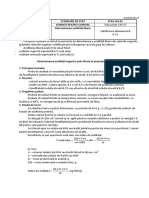 Determinarea Aciditatii Libere PDF