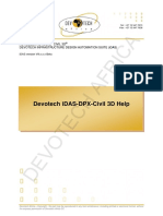 Devotech IDAS-DPX-Civil 3D Help-V9.x.x.x