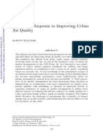 The Policy Response To Improving Urban Air Quality