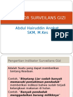 OPTIMASI INDIKATOR SURVEILANS GIZI