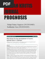 Telaah Kritis Jurnal Prognosis