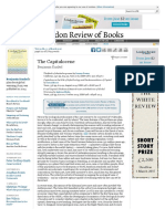 Benjamin Kunkel Reviews The Birth of The Anthropocene' by Jeremy Davies, Capitalism in The Web of Life' by Jason Moore and Fossil Capital' by Andreas Malm LRB 2 March 2017