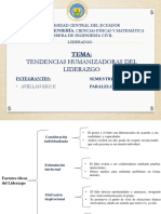 Tendencias Humanizadoras Del Liderazgo