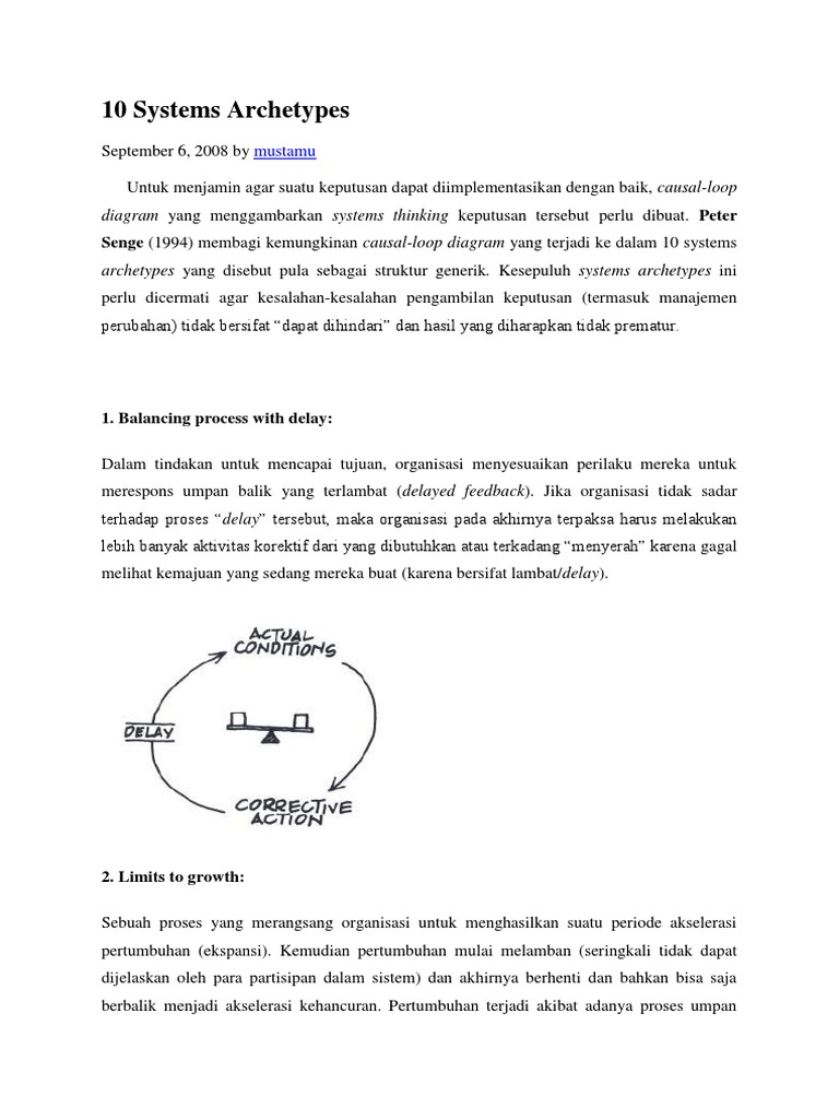 10 Systems Archetypes Pdf