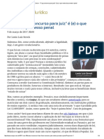 Lênio - ConJur - Faça Concurso para Juiz - É (E) o Que Restou Do Processo Penal