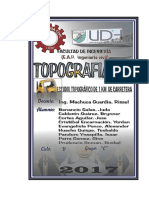 Estudio topográfico 1km carretera 2017