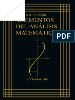 Elementos de Análisis Matemático (Nikolski SM) LIBRO