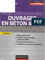 Aide Memoire Des Ouvrage en Beton Armé