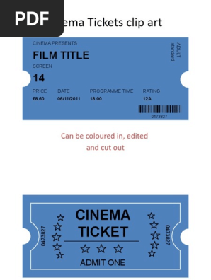 Movie Ticket Templates 42