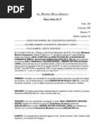 Acta en Comandita Simple