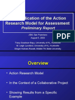 An Application of The Action Research Model For Assessment