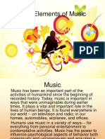 The Elements of Music