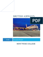 Training and Development Within British Airways 