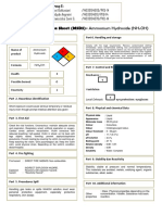 MSDS Ammonium Hydroxide PDF