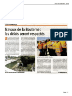 Drôme Hebdo - Travaux de La Bouterne