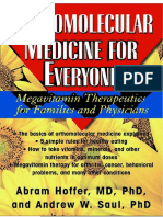 Abram Hoffer, Andrew W. Saul Orthomolecular Medicine For Everyone Megavitamin Therapeutics For Families and Physicians PDF