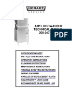 Dishwasher AM15 PDF