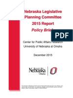 Nebraska Legislature Planning Committee Policy Briefs - 2015