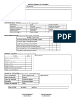 Análisis de Riesgo en El Trabajo (Formato Ejemplo)